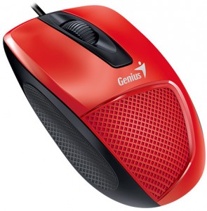 Оптическая светодиодная мышь Genius DX-150X USB Red