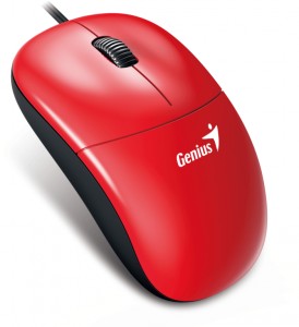 Оптическая светодиодная мышь Genius DX-135 USB Red