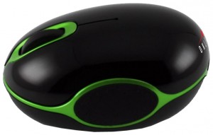 Оптическая светодиодная мышь Oklick 535 XSW  Black-Green