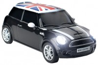 Оптическая светодиодная мышь Click Car Mouse Mini Cooper S Wireless Nano USB Black