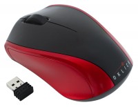 Оптическая светодиодная мышь Oklick 540SW Wireless Optical Mouse USB Black red