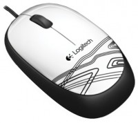 Оптическая светодиодная мышь Logitech M105 White Ret