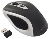 Оптическая светодиодная мышь Oklick 404 MW Lite Wireless Optical Mouse Silver-Black USB