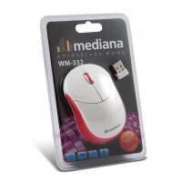 Мышка Mediana WM-332 White-Red