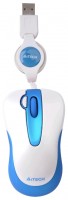 Оптическая светодиодная мышь A4Tech N-60F-4 USB White Blue