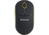 Оптическая светодиодная мышь Defender Discovery MS-630 Black-Yellow USB