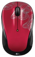 Оптическая светодиодная мышь Logitech Wireless Mouse M325 USB Red black