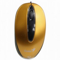 Оптическая светодиодная мышь Genius NX-Mini USB Gold