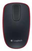 Оптическая лазерная мышь Logitech Zone Touch Mouse T400 Black-Red