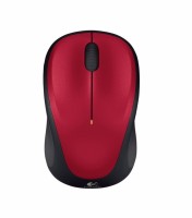 Оптическая светодиодная мышь Logitech Wireless Mouse M235 USB Red