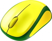 Оптическая светодиодная мышь Logitech Wireless Mouse M235 USB Yellow green