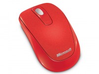 Оптическая светодиодная мышь Microsoft Retail Wireless Mobile Mouse 1000 Red