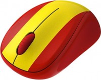 Оптическая светодиодная мышь Logitech Wireless Mouse M235 USB Red yellow