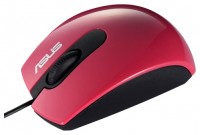 Оптическая светодиодная мышь Asus UT210 USB Red