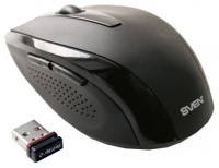 Оптическая светодиодная мышь Sven RX-420 Wireless Mouse Black USB