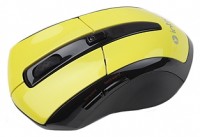 Оптическая светодиодная мышь Intro MW207 USB Black/Yellow