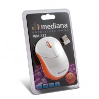 Мышка Mediana WM-332 White-Orange