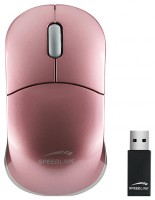 Оптическая светодиодная мышь Speedlink Snappy Wireless Mouse USB Pink (SL-6152-SPI)