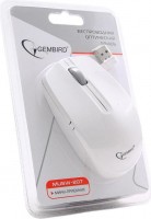 Оптическая светодиодная мышь Gembird MUSW-207W White