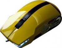 Оптическая лазерная мышь 3Cott RACING 1200 Yellow USB