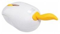 Оптическая светодиодная мышь CBR Wireless Fox USB White yellow