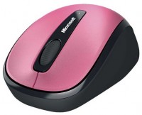 Оптическая светодиодная мышь Microsoft 3500 Wireless Mobile Dragon F Pink