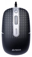 Оптическая светодиодная мышь A4Tech D-557FX Holeless Mouse Black USB