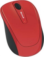 Оптическая лазерная мышь Microsoft Microsoft Wireless Mobile Mouse 3500 Flame Red Gloss (GMF-00293)