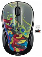 Оптическая светодиодная мышь Logitech Wireless Mouse M325 Tropical Feathers USB Pink