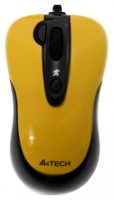 Оптическая светодиодная мышь A4Tech N-61FX-4 USB Yellow