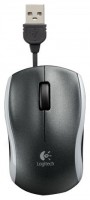 Оптическая светодиодная мышь Logitech Mouse Corded M125 Black