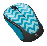 Оптическая светодиодная мышь Logitech M238 Teal Chevron