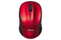 Оптическая светодиодная мышь Trust Vivy Wireless Mini Mouse Red