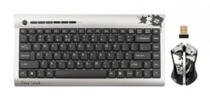 Клавиатура G-Cube GRKPS-6310BK 2.4G Black/White