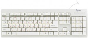 Клавиатура Gembird KB-8300U-R USB White