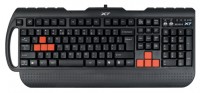 Клавиатура A4Tech G700 Fast Gaming waterproof PS/2  Black