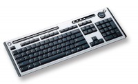 Клавиатура Chicony KB-0420 PS/2 Black Silver