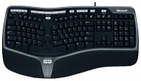 Клавиатура Microsoft Natural Ergonomic Keyboard 4000 USB Black нет упаковки.