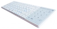 Клавиатура CBR KB 478 White Bluetooth