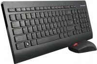 Клавиатура Lenovo Ultraslim Plus Wireless Keyboard and Mouse 0A34059 Black USB