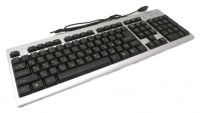 Клавиатура Gembird KB-8300-SB-R PS/2 silver/black