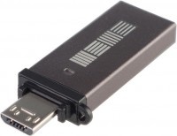 Флешка USB 3.0 InterStep IS-FD-OTG32GMET 32 Gb Black