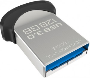 Флешка USB 3.0 SanDisk Ultra Fit SDCZ43-128G-GAM46 128Gb Black