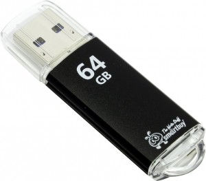 Флешка USB 3.0 SmartBuy V-Cut 3.0 64Gb Black
