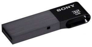 Флешка USB 2.0 Sony USM32W/B 32Gb Black