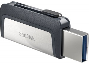 Флешка USB 3.0 SanDisk Ultra Dual SDDDC2-016G-G46 16Gb Grey