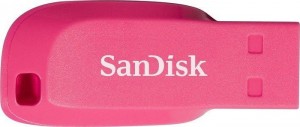 Флешка USB 2.0 SanDisk Cruzer Blade 64Gb Pink