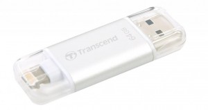 Флешка Transcend JetDrive Go 300 64Gb Silver