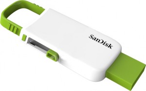 Флешка USB 2.0 SanDisk 8Gb CZ59 Cruzer U White green