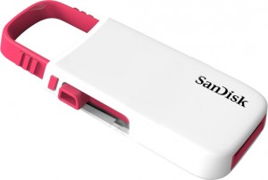 Флешка USB 2.0 SanDisk 8Gb CZ59 Cruzer U White pink